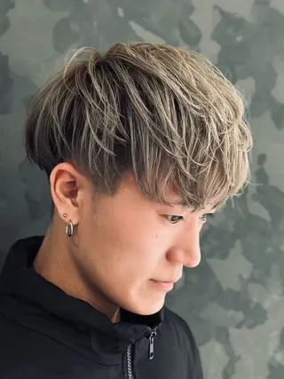 メンズ ヒロ銀座barber shop 大阪本店所属・平田 翔也のヘアスタイル