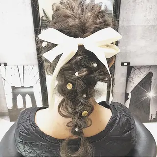 セミロング ヘアアレンジ Blue所属・透明感カラー 🫰🏻💗 高橋舞のその他イメージ