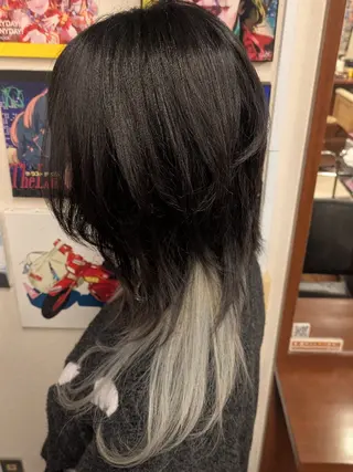 ロング カラー fuwat所属・秋葉原でカラーする なら🐉ちぇーたんのヘアスタイル