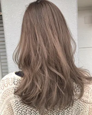 セミロング カラー レイヤーカット匠 イソザキノリユキのヘアスタイル