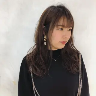 セミロング 近藤 千裕のヘアスタイル