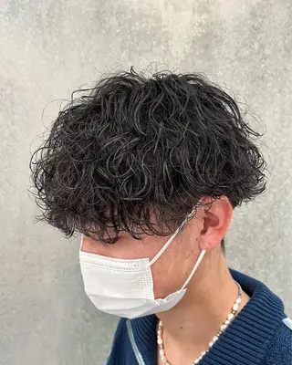 ショート パーマ メンズ 瀧野 翔吾【メンズ特化】のヘアスタイル