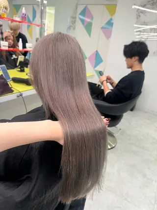 ロング カラー ダメージレスハイ トーン💖kanonのヘアスタイル