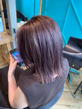 カラー 🌈艶カラー× メンズパーマ永埜🌈のヘアスタイル