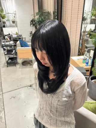セミロング 💚お客様指名 No.1西村怜悧💚のヘアスタイル