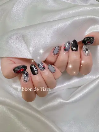 ネイル Ribbon de Tiara MAKIのネイルデザイン
