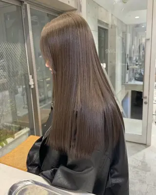 ロング カラー 🎀優姫 🎀 韓国レイヤーのヘアスタイル