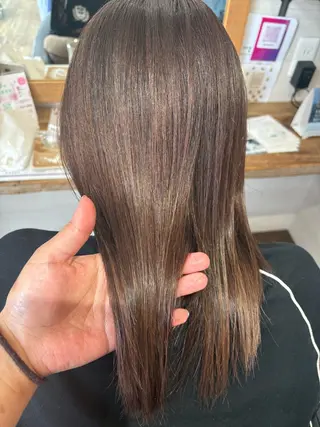 セミロング 【髪質改善都賀】 chisatan🍊のヘアスタイル