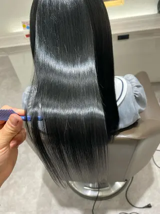 ロング カラー ムトウセイマ/艶髪 /艶ケアWブリーチのヘアスタイル