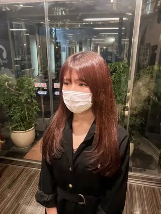 セミロング 💎森 ハリス誠一💎のヘアスタイル