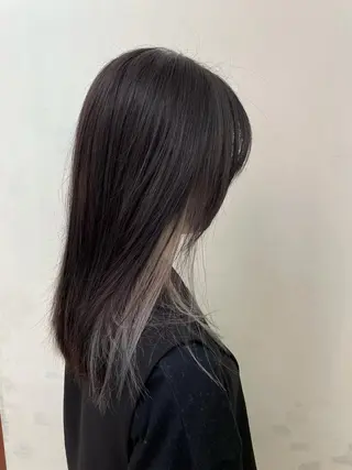 セミロング カラー 艶カラー🌙縮毛矯正 /ボブ【Reina】のヘアスタイル