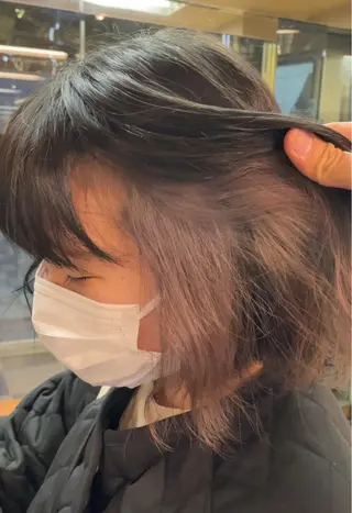 ミディアム カラー 古指 匠巳のヘアスタイル
