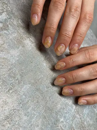 ロング カラー キッズ ネイル マツエク・マツパ アイブロウ 福田 加奈のネイルデザイン