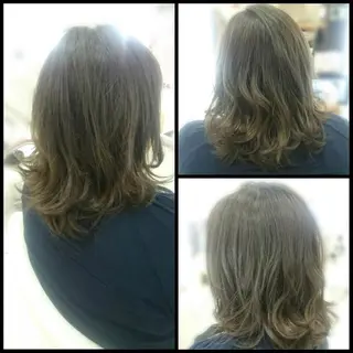 セミロング カラー Hair VERDEのヘアスタイル