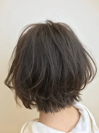 ショート カラー パーマ 杉原 悠司のヘアスタイル