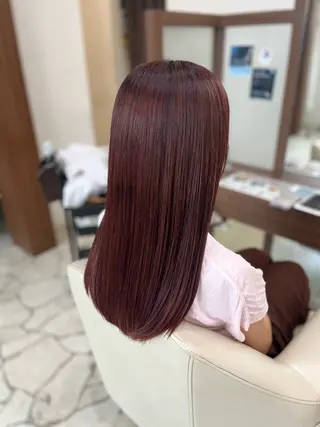 ロング カラー 生駒デザインカラー /浜中美奈のヘアスタイル