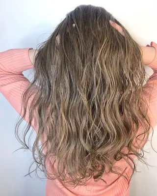 ロング カラー 酸性ストレート/ブリ ーチなし/中村 匠のヘアスタイル