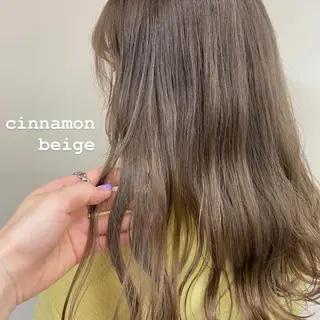 ロング カラー エクステ ハイトーン 💭黒崎ハルカのヘアスタイル