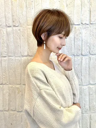 ショート emiwo石川町所属・増田 耀のヘアスタイル