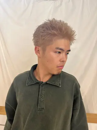 ショート メンズ 渋谷 ミモザワークス タニグチヨシユキのヘアスタイル