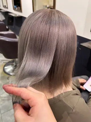 ミディアム ハイトーン✨髪質 改善🫧/RYOのヘアスタイル