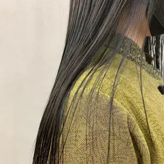 セミロング カラー 🌱小顔魅せカット 透明感カラー/泉綺のヘアスタイル