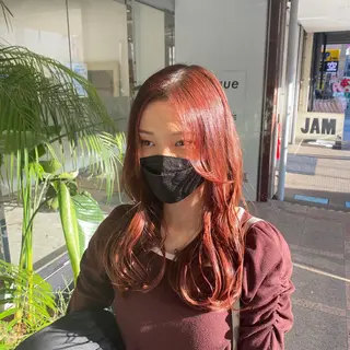 ミディアム カラー THE ESCALA 町田所属・町田縮毛矯正/ 髪質改善/美髪特化のヘアスタイル