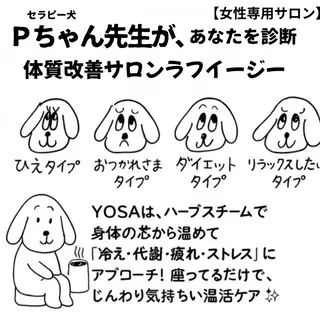 カラダ想いの体質改善 ラフイージーのエステ・リラクイメージ