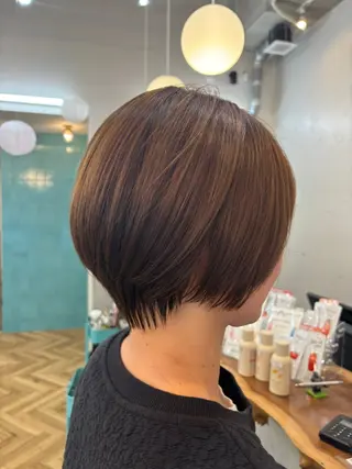 ショート ROMMY.所属・大木 華のヘアスタイル