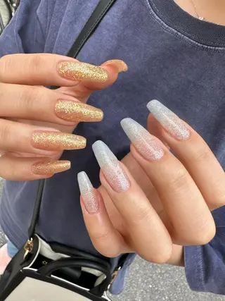 ロング カラー ヘアアレンジ キッズ ネイル マツエク・マツパ アイブロウ 福田 加奈のネイルデザイン