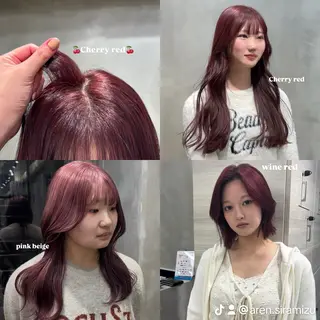 セミロング カラー The Path ARENのヘアスタイル