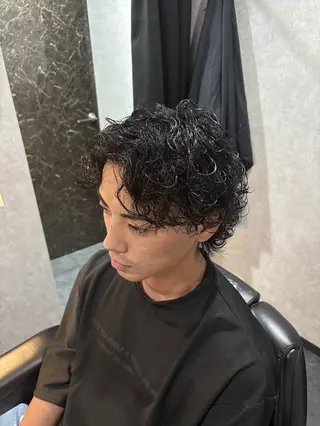 ミディアム UNTRACE -BARBER SHOP -池袋東口店所属・カットモデル募集 奈良のヘアスタイル