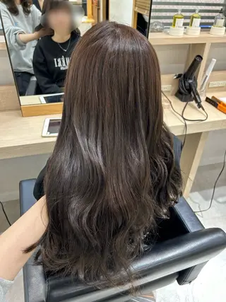 セミロング カラー 🤍透明感/韓国風 🤍サクラギヒトミのヘアスタイル