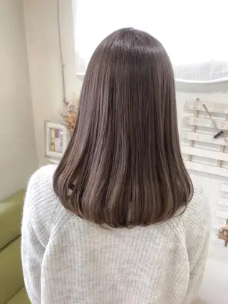 セミロング カラー SALOWIN 下北沢　No.R所属・カット・ヘアケア特化 戸高昌紀のヘアスタイル