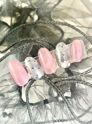 ネイル ゆうちゃんカット専門店所属・ゆうちゃんネイル フィルイン対応のネイルデザイン