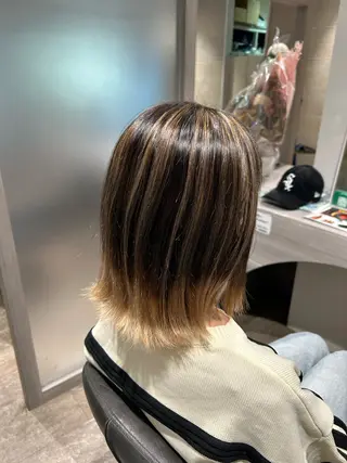 ミディアム カラー hair＆make CIEL所属・武井 哉子のヘアスタイル