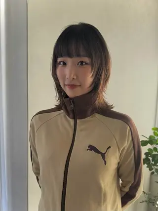 ミディアム レイヤーヘア/パーマ 村中　仁人のヘアスタイル