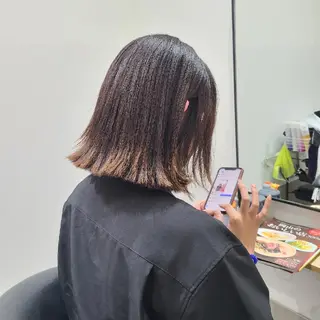 ミディアム GO TODAYシェアサロン岡山店所属・🎗️髪質改善・美髪 艶髪🥇小西邦生のヘアスタイル