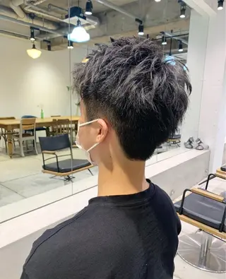 ショート ヘアアレンジ メンズ メンズパーマの達人 🌟川内絵人のヘアスタイル