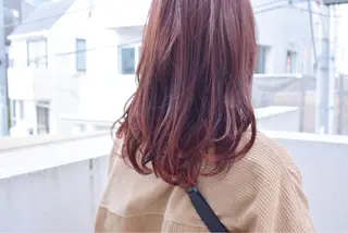 ミディアム タカハシ ハヤトのヘアスタイル