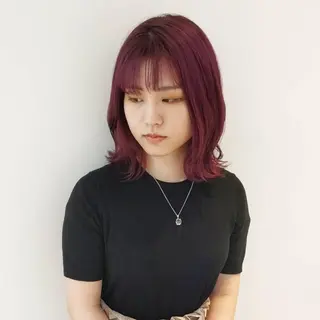 ミディアム 🌈完全個室🌈 ZAWA.のヘアスタイル