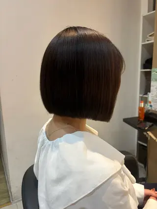 ショート miyu/ボブ/ 透明感カラー/栄のヘアスタイル