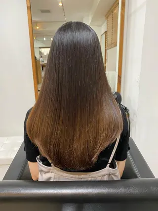 ロング 銀座⚜️【脱白髪染め 美髪矯正】トグチのヘアスタイル