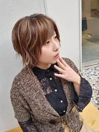ショート ヘアアレンジ カット&セット専門店　Latte(ラテ)所属・HORI 　tのヘアスタイル