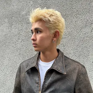 パーマ メンズ 渋谷サーフカール アメカジ美容師のヘアスタイル