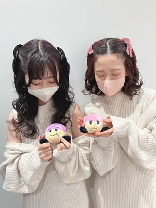 ミディアム ヘアアレンジ マツエクmarry池袋所属・マツエクモデル無料 marry 池袋秦のマツエク・マツパデザイン