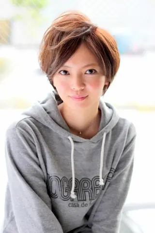 ショート カラー パーマ 村上 貴徳のヘアスタイル