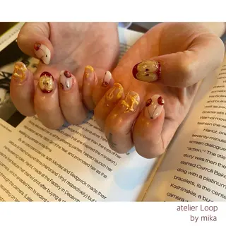 ネイル atelierLoopbyshiho所属・atelier Loop♪MIKAのネイルデザイン