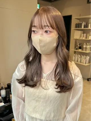 ロング KURO/韓国ヘア /レイヤーカットのヘアスタイル