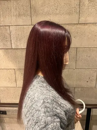 ロング 野沢 知花のヘアスタイル